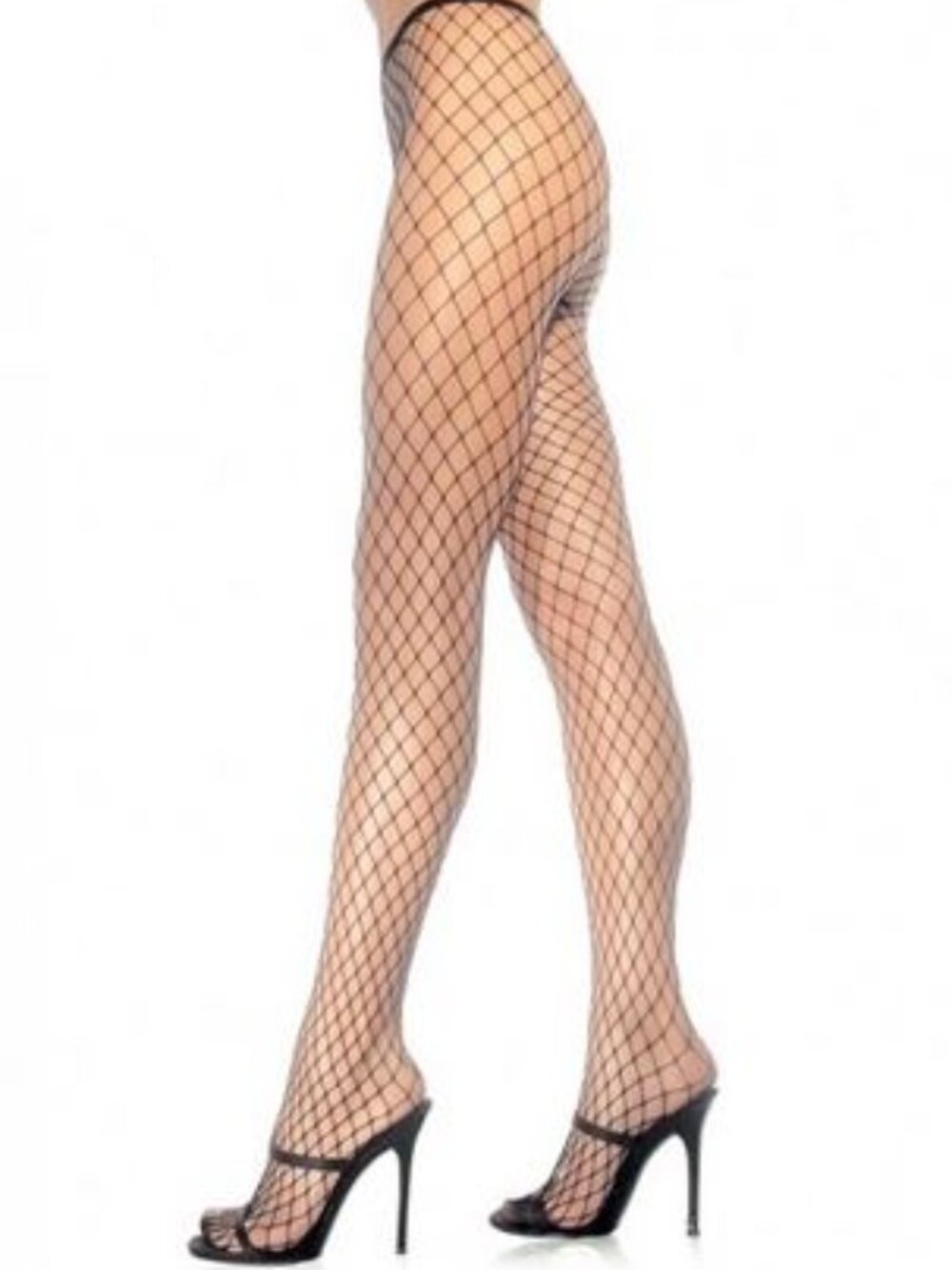 Leg Avenue Xena Spandex Diamond Tights - One Size - Black